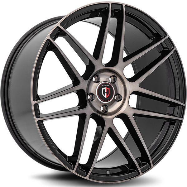 Curva Concepts C300 Gloss Black with Machined Face and Tint