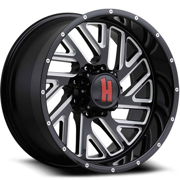 Havok Off-Road H110 Gloss Black with Milled Windows