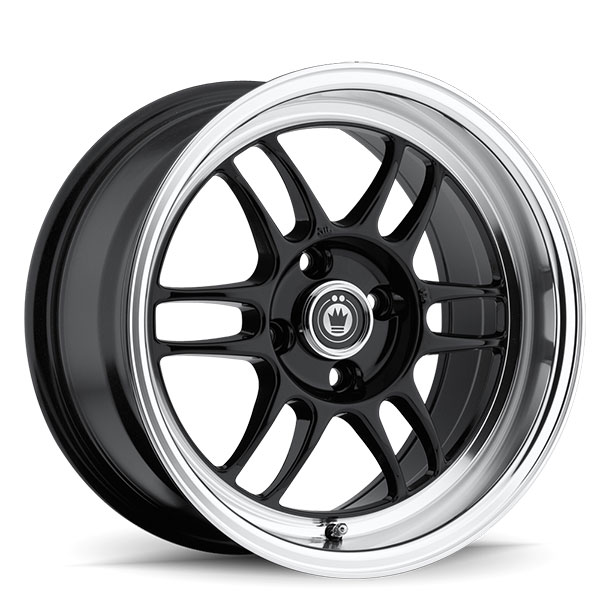 Konig Wideopen Gloss Black with Machined Lip