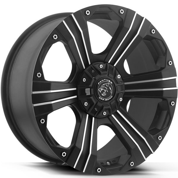 Panther Off-Road 902 Flat Black Machined