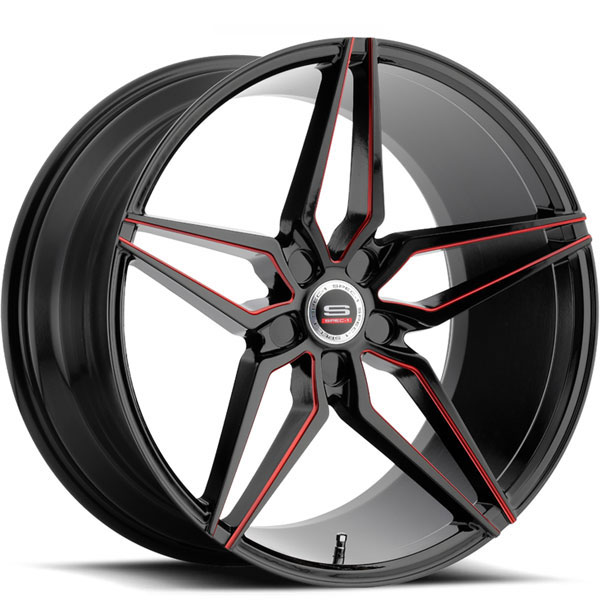 Spec-1 SPM-81 Gloss Black with Red Line